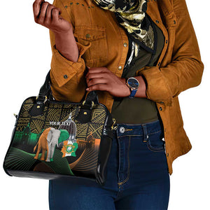 Personalized Cote dIvoire Independence Day Shoulder Handbag Ivory Coast Elephant African Pattern