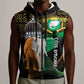Personalized Cote dIvoire Independence Day Sleeveless Zip Hoodie Ivory Coast Elephant African Pattern - African Pride