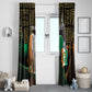 Personalized Cote dIvoire Independence Day Window Curtain Ivory Coast Elephant African Pattern