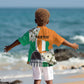 Personalized Ivory Coast Independence Day Kid Hawaiian Shirt Ornithogalum Arabicum Happy 64 Years Anniversary