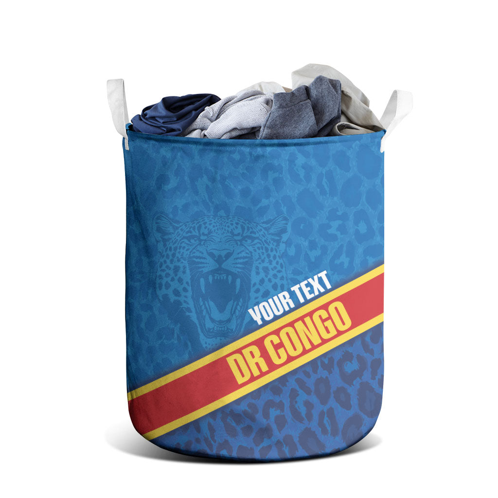 DR Congo Basketball Custom Laundry Basket 2026 Go Leopards