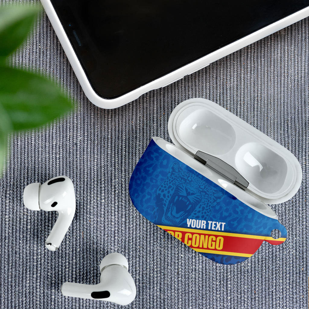 DR Congo Basketball Custom AirPods Case 2026 Go Leopards