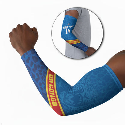 DR Congo Basketball Custom Arm Sleeves 2026 Go Leopards