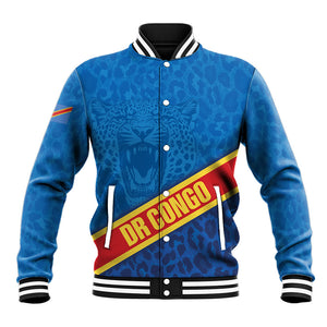 DR Congo Basketball Custom Baseball Jacket 2026 Go Leopards