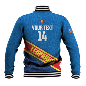 DR Congo Basketball Custom Baseball Jacket 2026 Go Leopards