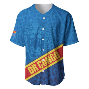 DR Congo Basketball Custom Baseball Jersey 2026 Go Leopards