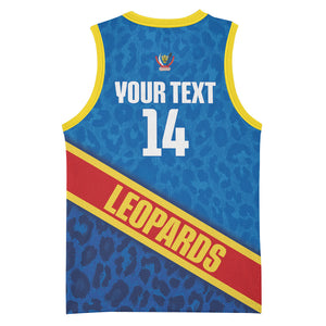 DR Congo Basketball Custom Basketball Jersey 2026 Go Leopards