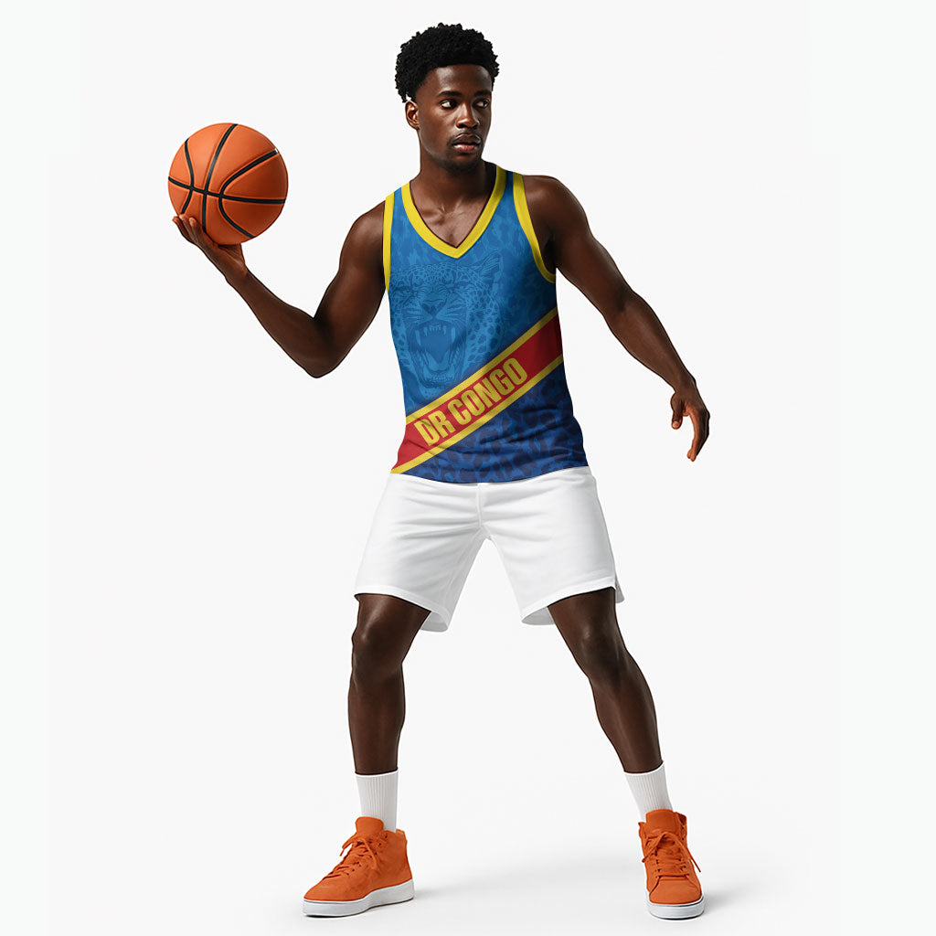 DR Congo Basketball Custom Basketball Jersey 2026 Go Leopards