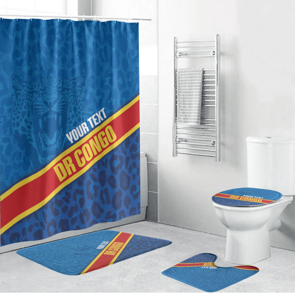 DR Congo Basketball Custom Bathroom Set 2026 Go Leopards