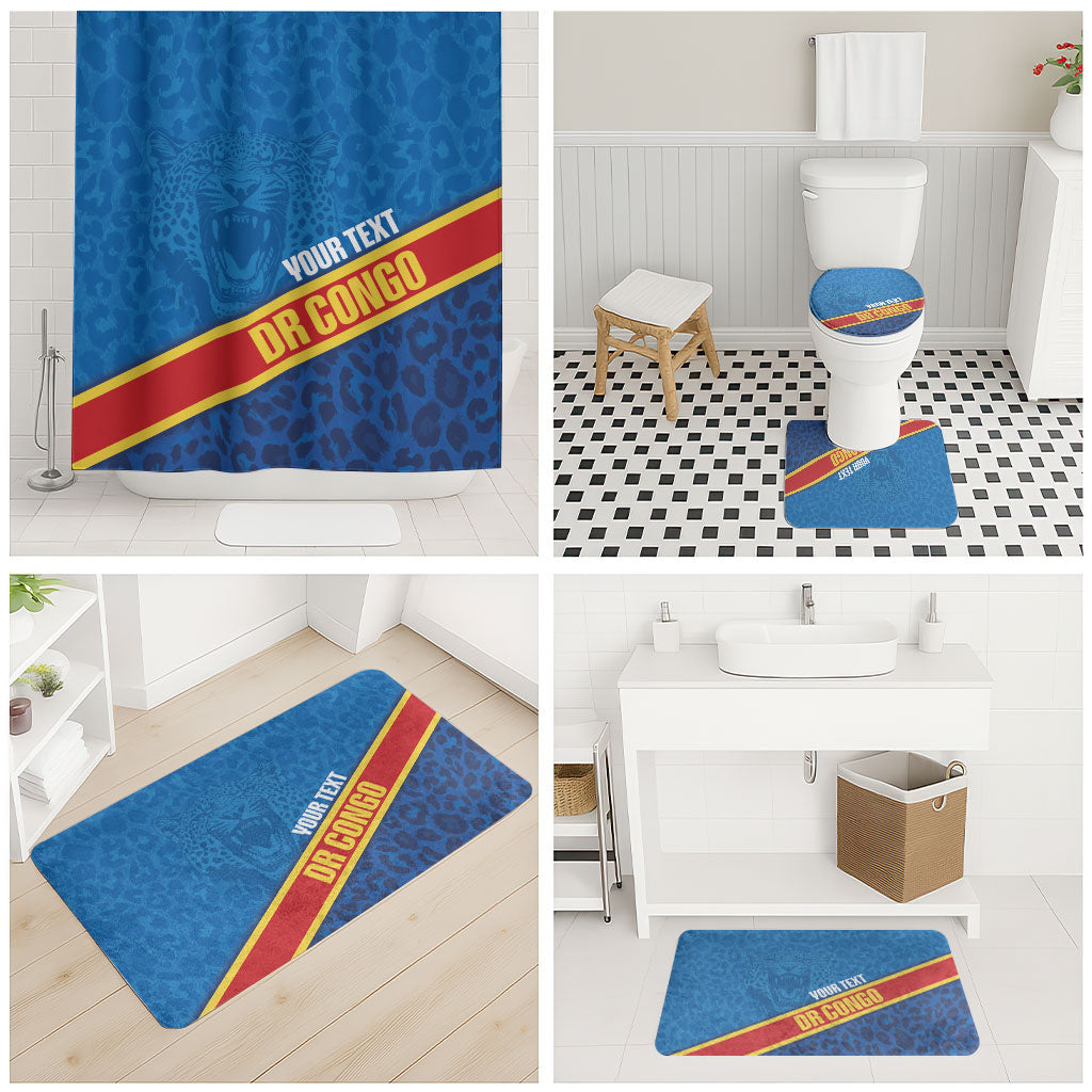 DR Congo Basketball Custom Bathroom Set 2026 Go Leopards