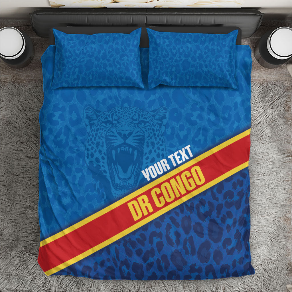 DR Congo Basketball Custom Bedding Set 2026 Go Leopards