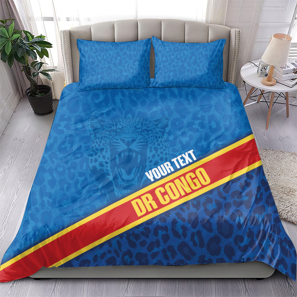 DR Congo Basketball Custom Bedding Set 2026 Go Leopards