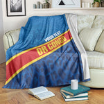 DR Congo Basketball Custom Blanket 2026 Go Leopards