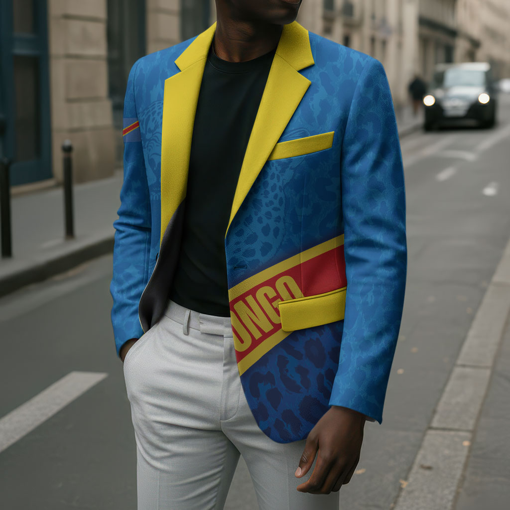 DR Congo Basketball Custom Blazer 2026 Go Leopards
