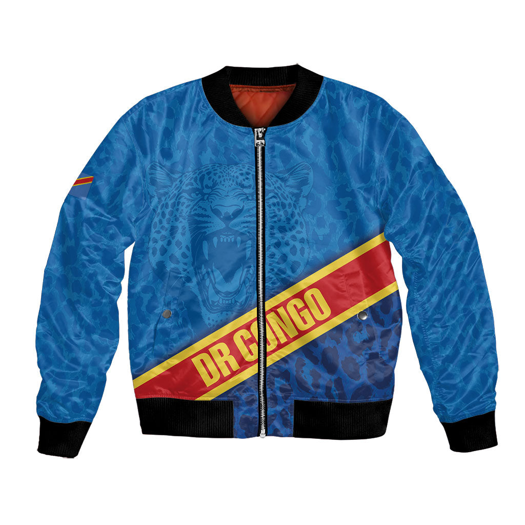 DR Congo Basketball Custom Bomber Jacket 2026 Go Leopards