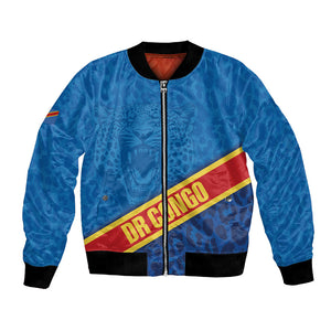 DR Congo Basketball Custom Bomber Jacket 2026 Go Leopards