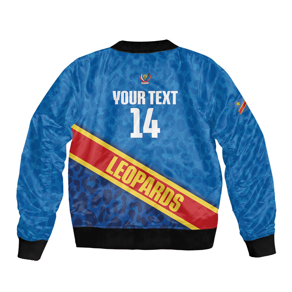 DR Congo Basketball Custom Bomber Jacket 2026 Go Leopards