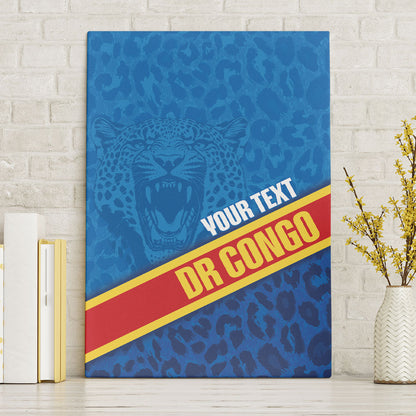 DR Congo Basketball Custom Canvas Wall Art 2026 Go Leopards