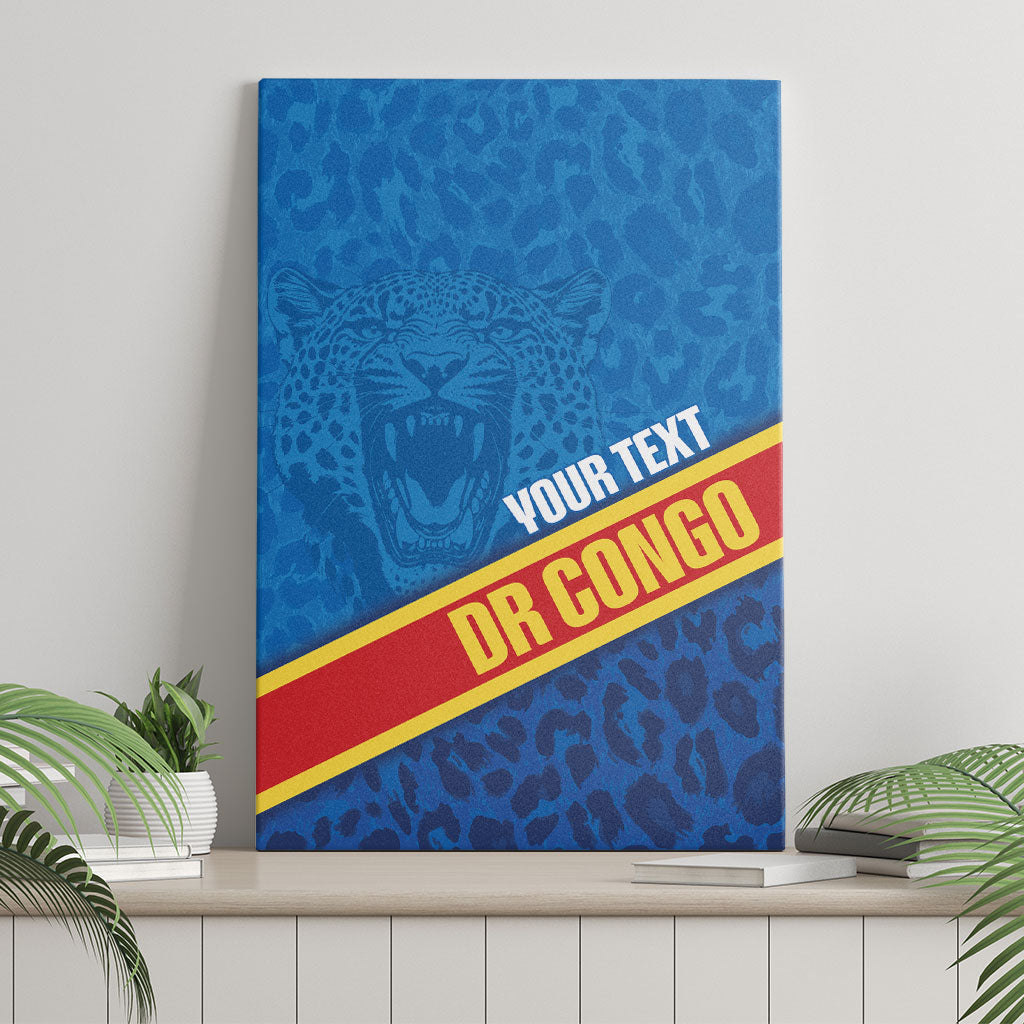 DR Congo Basketball Custom Canvas Wall Art 2026 Go Leopards