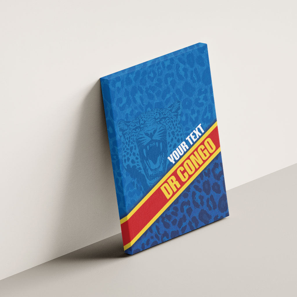 DR Congo Basketball Custom Canvas Wall Art 2026 Go Leopards
