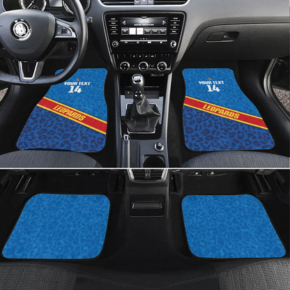 DR Congo Basketball Custom Car Mats 2026 Go Leopards