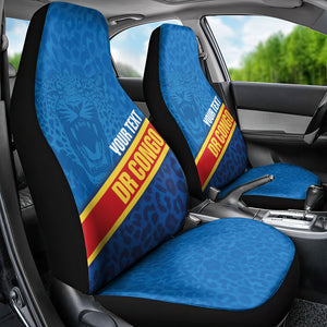 DR Congo Basketball Custom Car Seat Cover 2026 Go Leopards