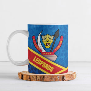 DR Congo Basketball Ceramic Mug 2026 Go Leopards