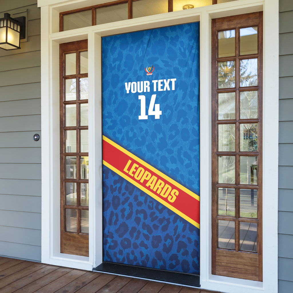 DR Congo Basketball Custom Door Cover 2026 Go Leopards
