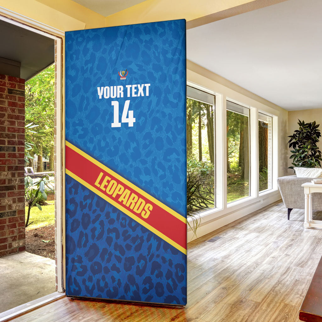 DR Congo Basketball Custom Door Cover 2026 Go Leopards
