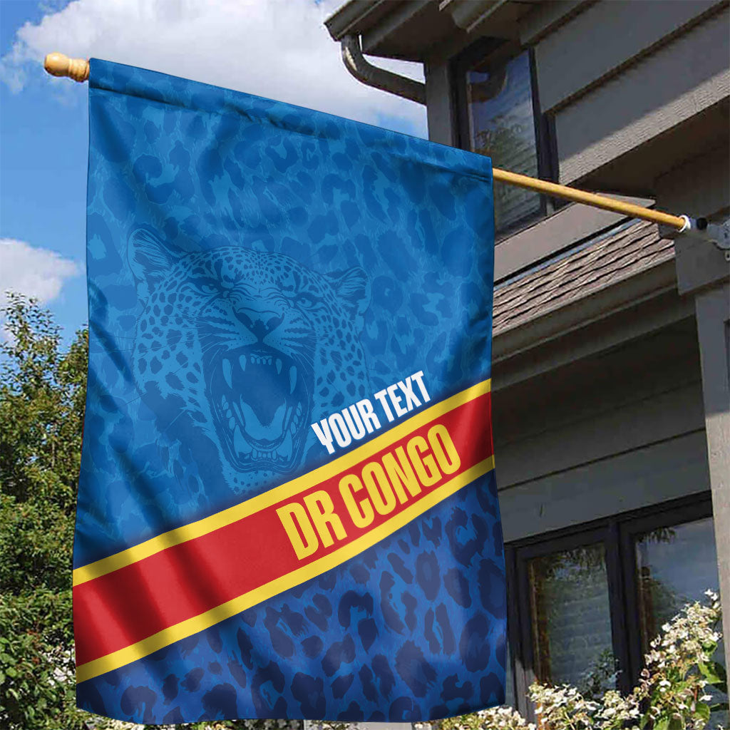 DR Congo Basketball Custom Garden Flag 2026 Go Leopards