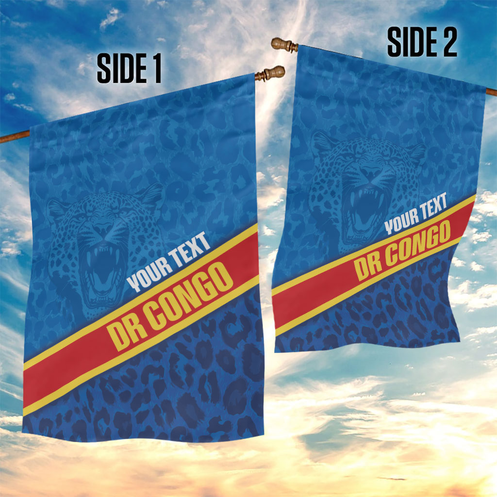 DR Congo Basketball Custom Garden Flag 2026 Go Leopards