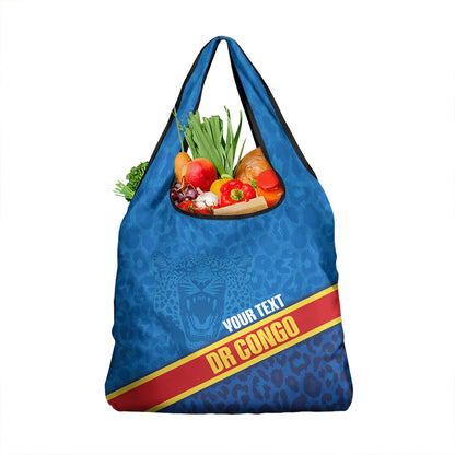 DR Congo Basketball Custom Grocery Bag 2026 Go Leopards