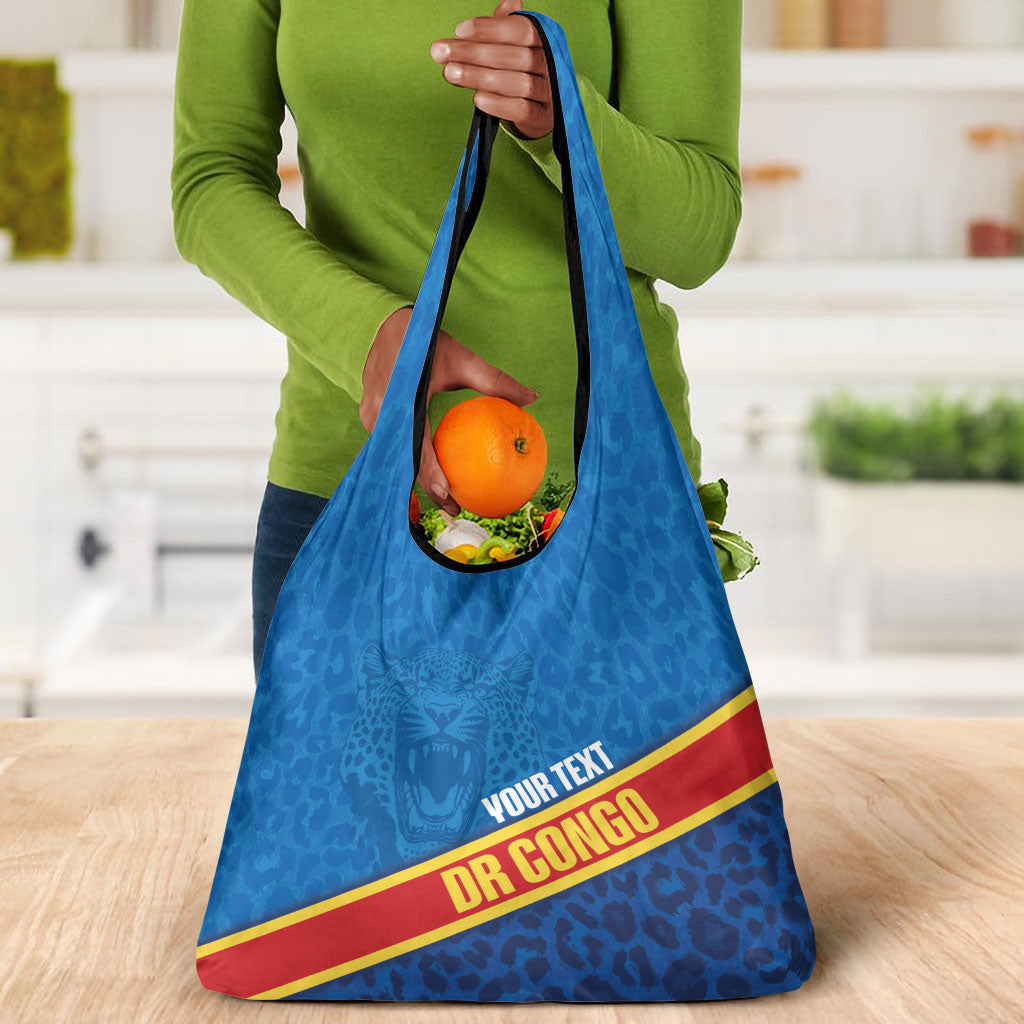 DR Congo Basketball Custom Grocery Bag 2026 Go Leopards