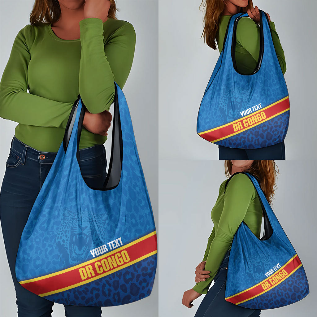 DR Congo Basketball Custom Grocery Bag 2026 Go Leopards
