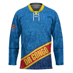 DR Congo Basketball Custom Hockey Jersey 2026 Go Leopards