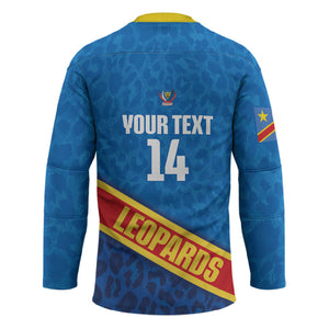 DR Congo Basketball Custom Hockey Jersey 2026 Go Leopards