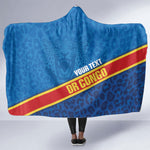 DR Congo Basketball Custom Hooded Blanket 2026 Go Leopards