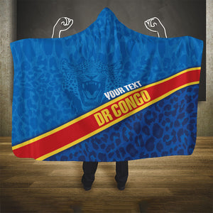 DR Congo Basketball Custom Hooded Blanket 2026 Go Leopards