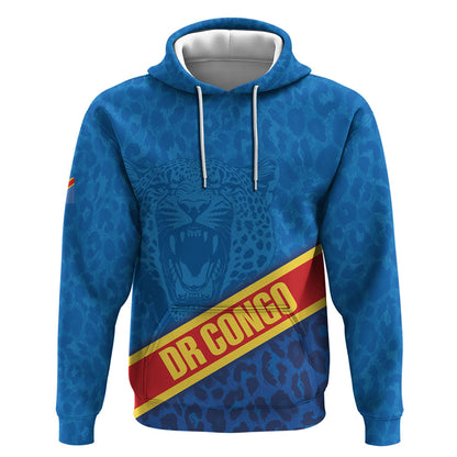 DR Congo Basketball Custom Hoodie 2026 Go Leopards
