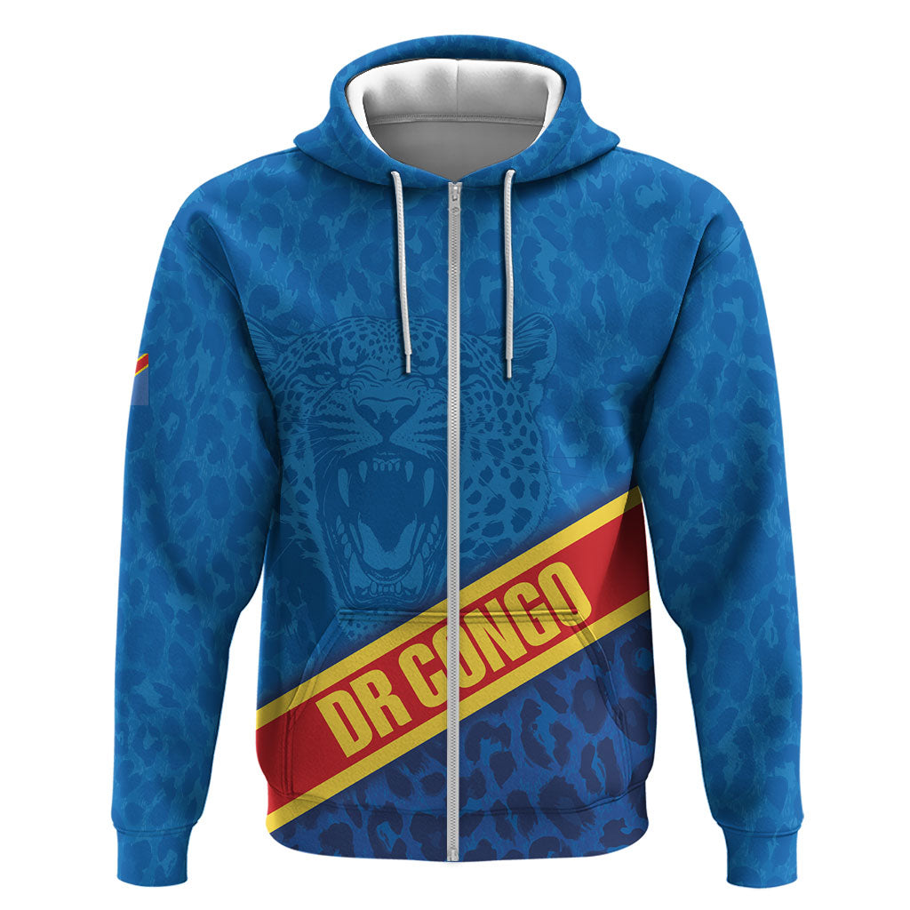 DR Congo Basketball Custom Hoodie 2026 Go Leopards