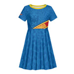 DR Congo Basketball Custom Kid Short Sleeve Dress 2026 Go Leopards