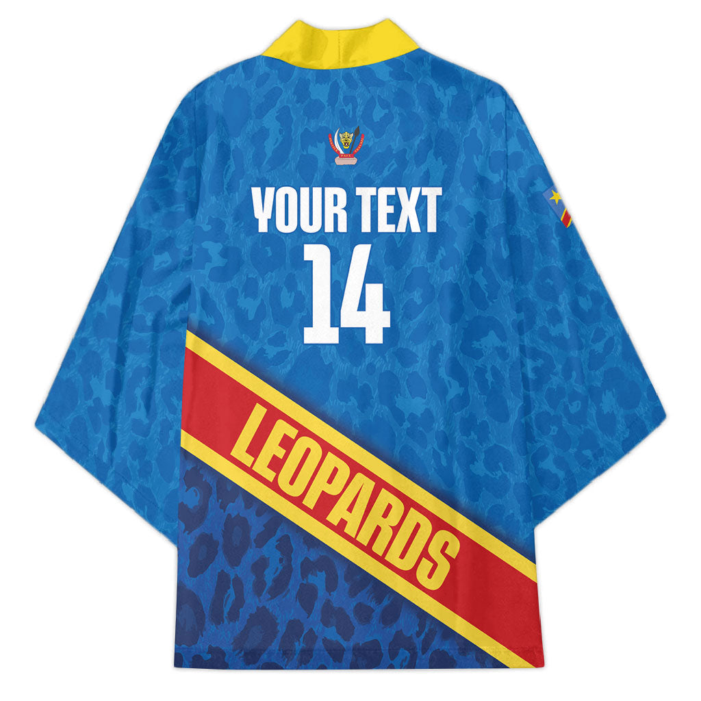 DR Congo Basketball Custom Kimono 2026 Go Leopards
