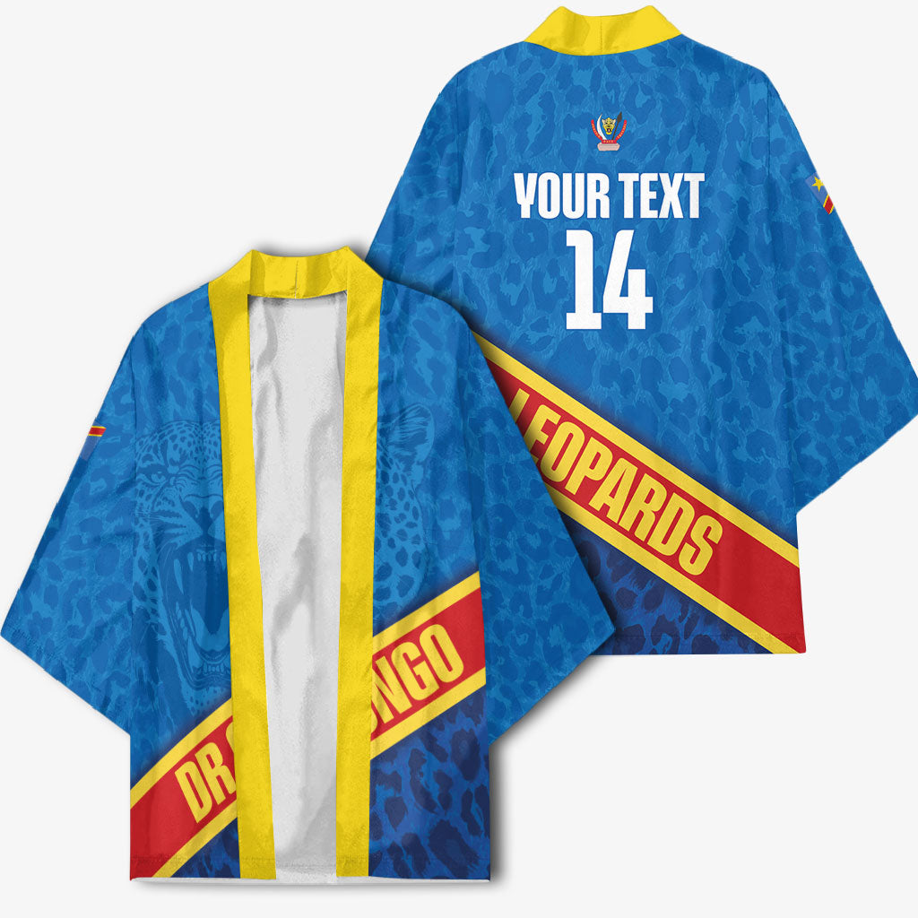 DR Congo Basketball Custom Kimono 2026 Go Leopards