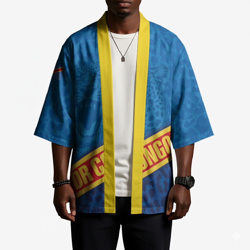 DR Congo Basketball Custom Kimono 2026 Go Leopards