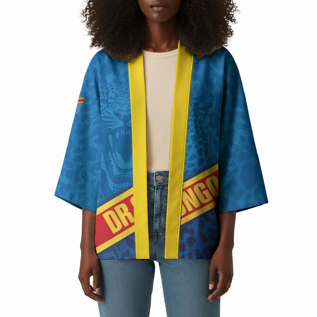 DR Congo Basketball Custom Kimono 2026 Go Leopards
