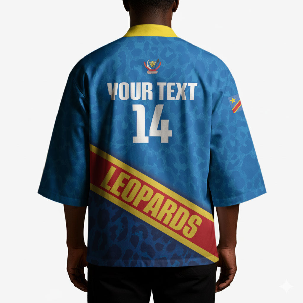 DR Congo Basketball Custom Kimono 2026 Go Leopards