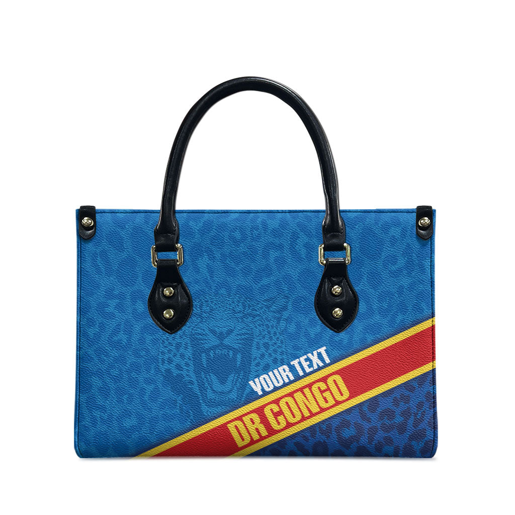 DR Congo Basketball Custom Leather Bag 2026 Go Leopards
