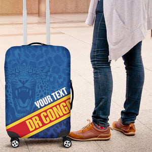 DR Congo Basketball Custom Luggage Cover 2026 Go Leopards
