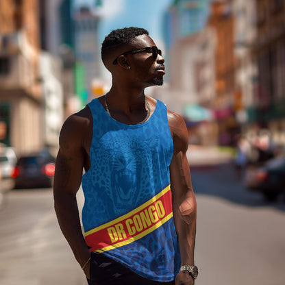 DR Congo Basketball Custom Men Tank Top 2026 Go Leopards