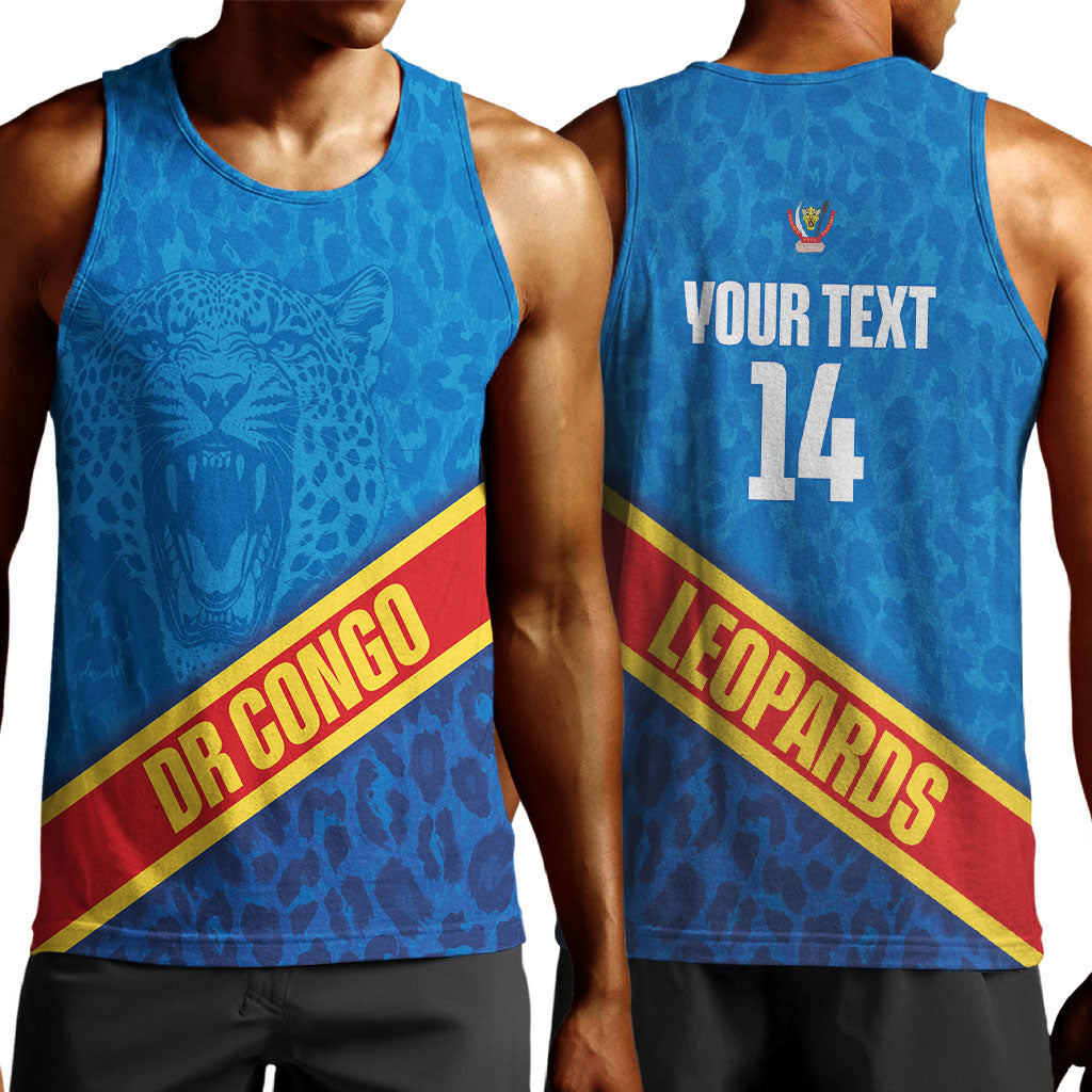 DR Congo Basketball Custom Men Tank Top 2026 Go Leopards